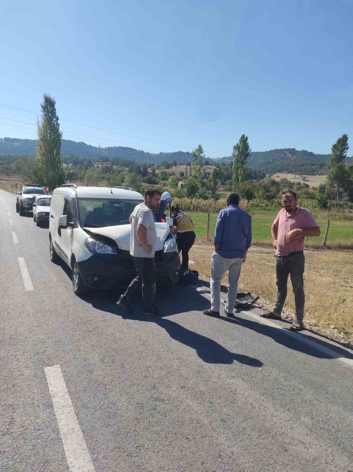 Domaniç’te trafik kazası: 1 yaralı
