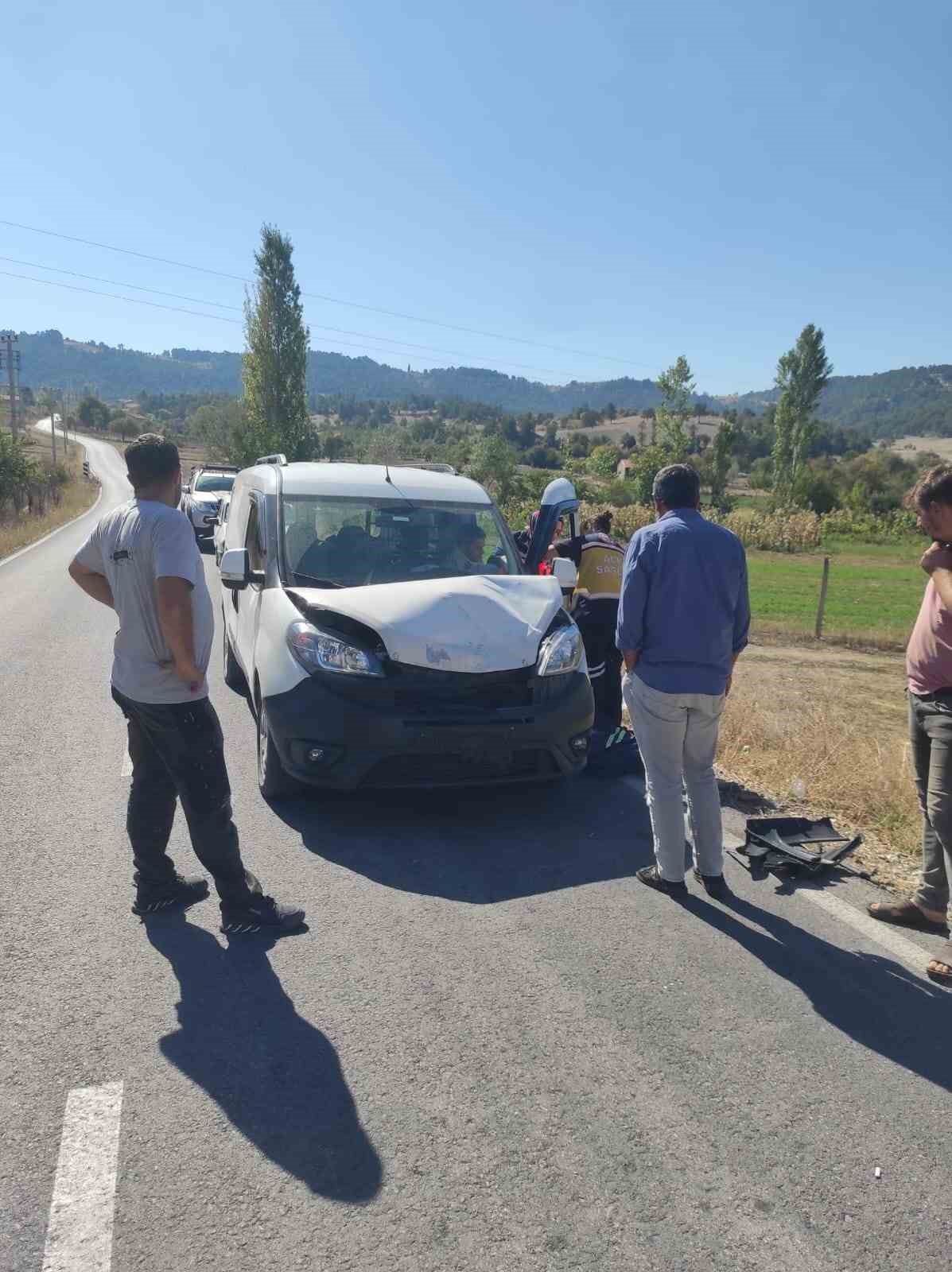 Domaniç’te trafik kazası: 1 yaralı
