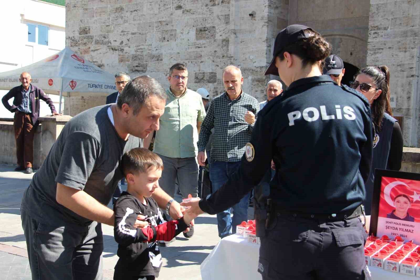 Bolu polisi, şehit meslektaşları Şeyda Yılmaz’ı unutmadı
