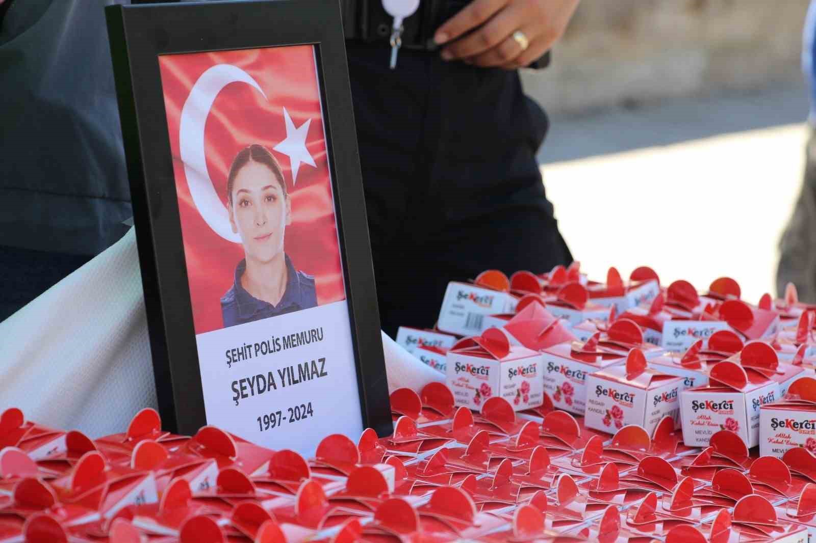 Bolu polisi, şehit meslektaşları Şeyda Yılmaz’ı unutmadı
