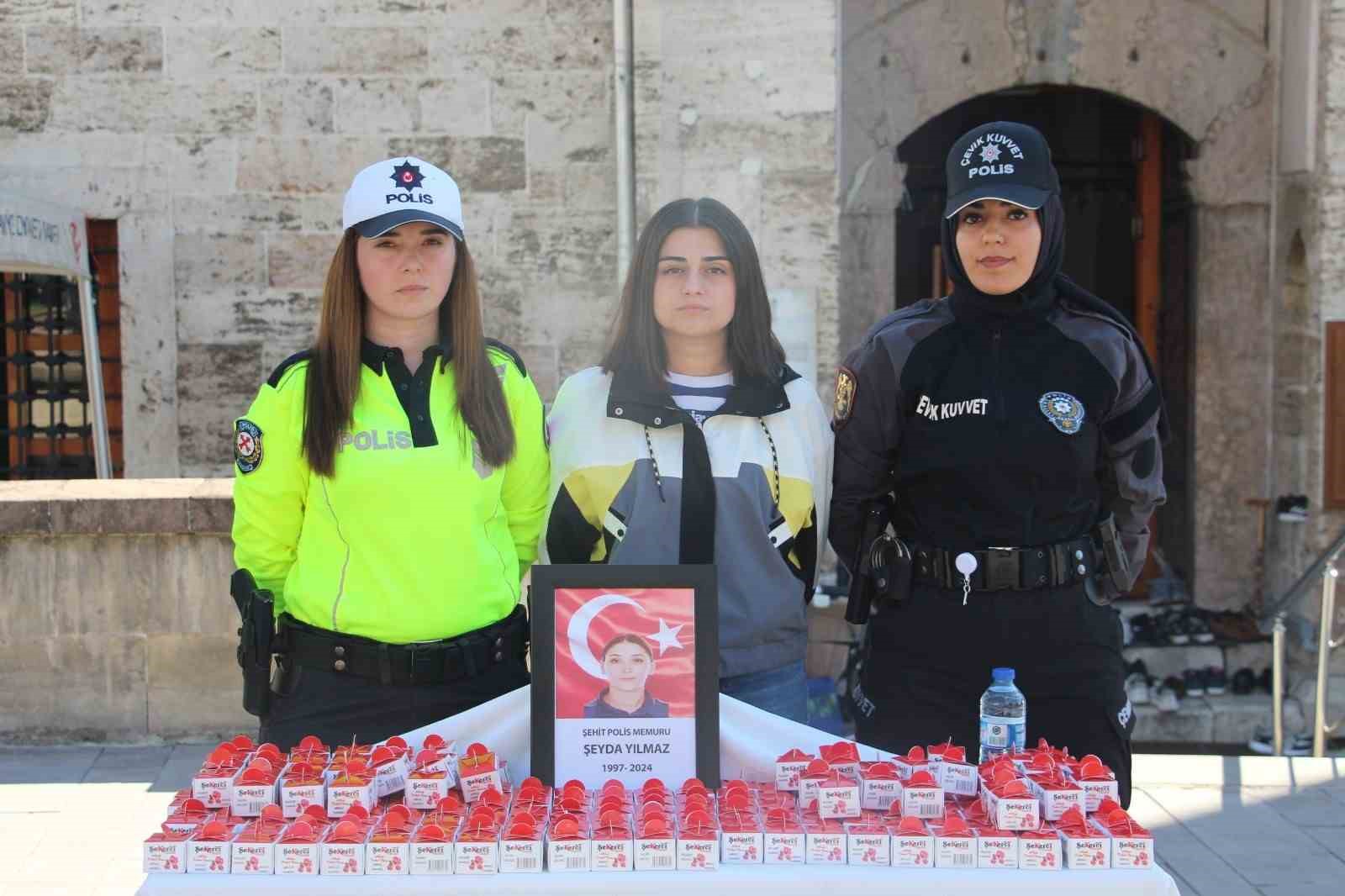 Bolu polisi, şehit meslektaşları Şeyda Yılmaz’ı unutmadı
