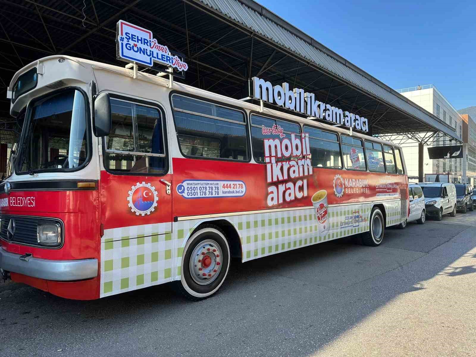 Mobil ikram aracımız hizmete başladı
