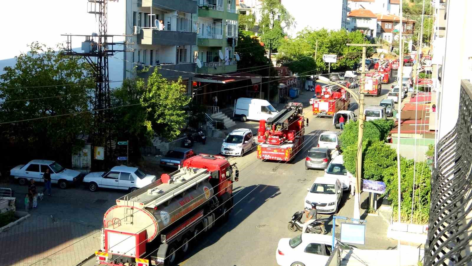 Muğla itfaiyesinden nefes kesen tatbikat
