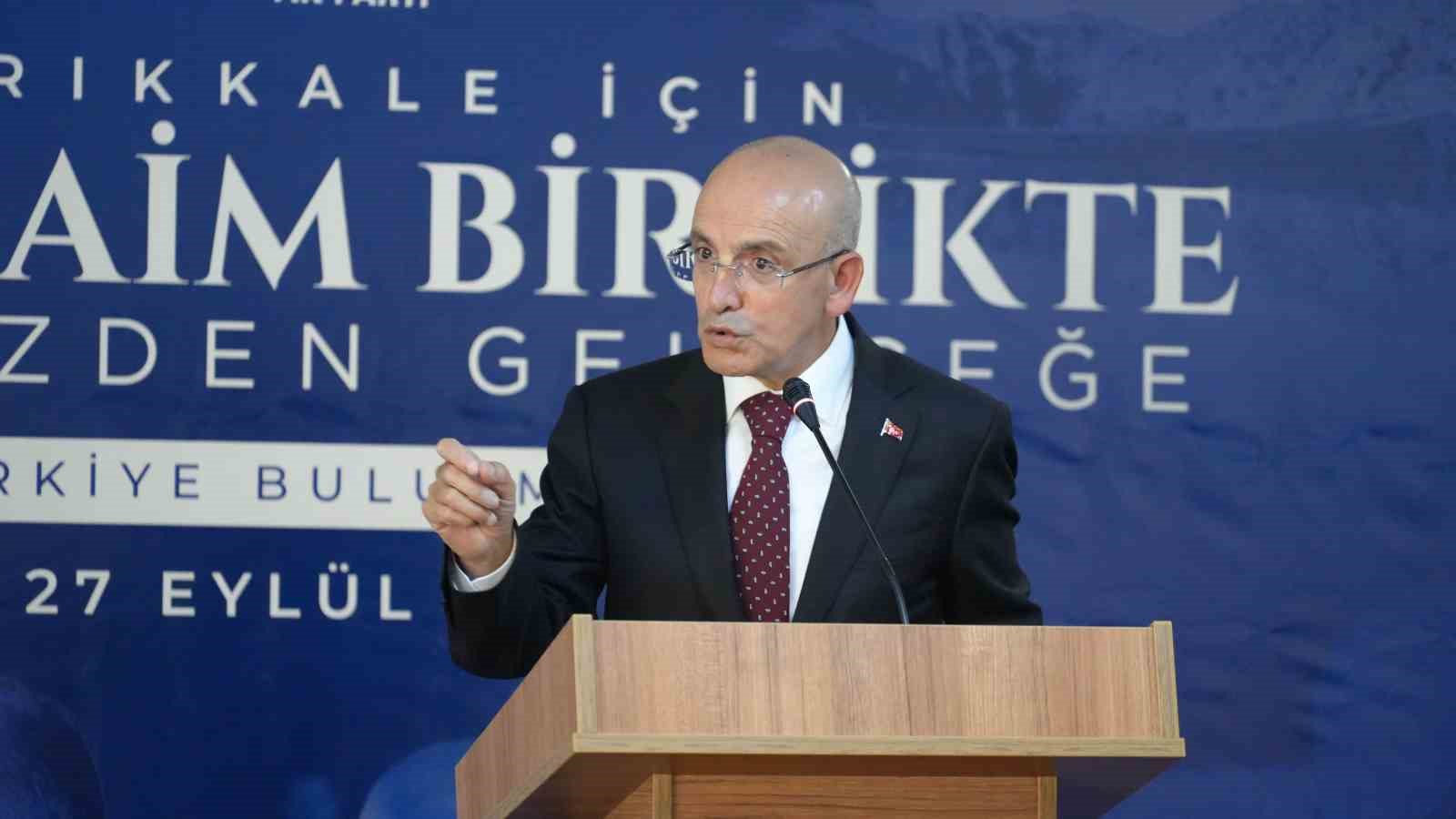 Bakan Şimşek, ’doğru yoldayız’ diyerek açıkladı: 