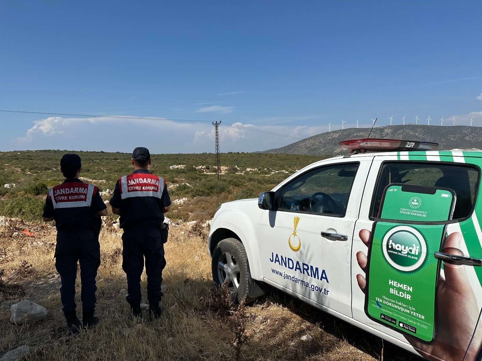 Aydın’da jandarmadan kaçak av denetimi
