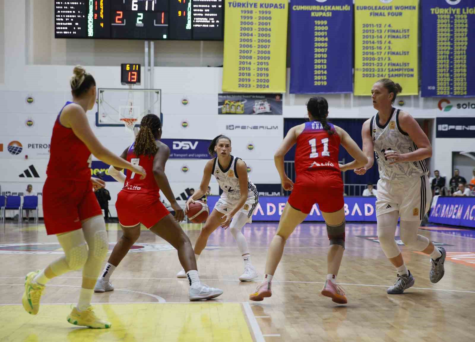 Kadınlar Basketbol Süper Ligi: Fenerbahçe: 81 - Botaş: 56
