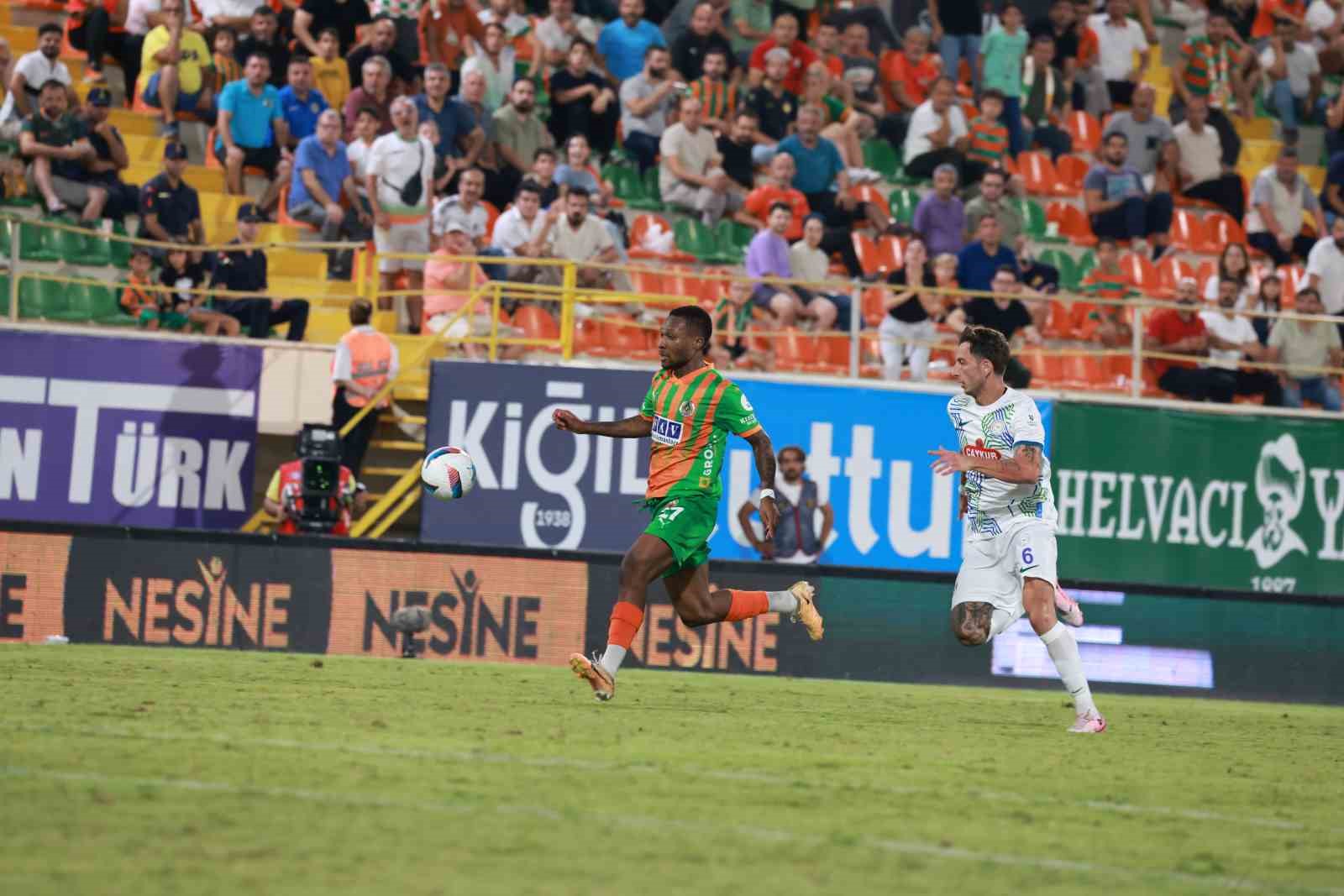 Trendyol Süper Lig: Corendon Alanyaspor: 1 - Çaykur Rizespor: 0 (Maç sonucu)
