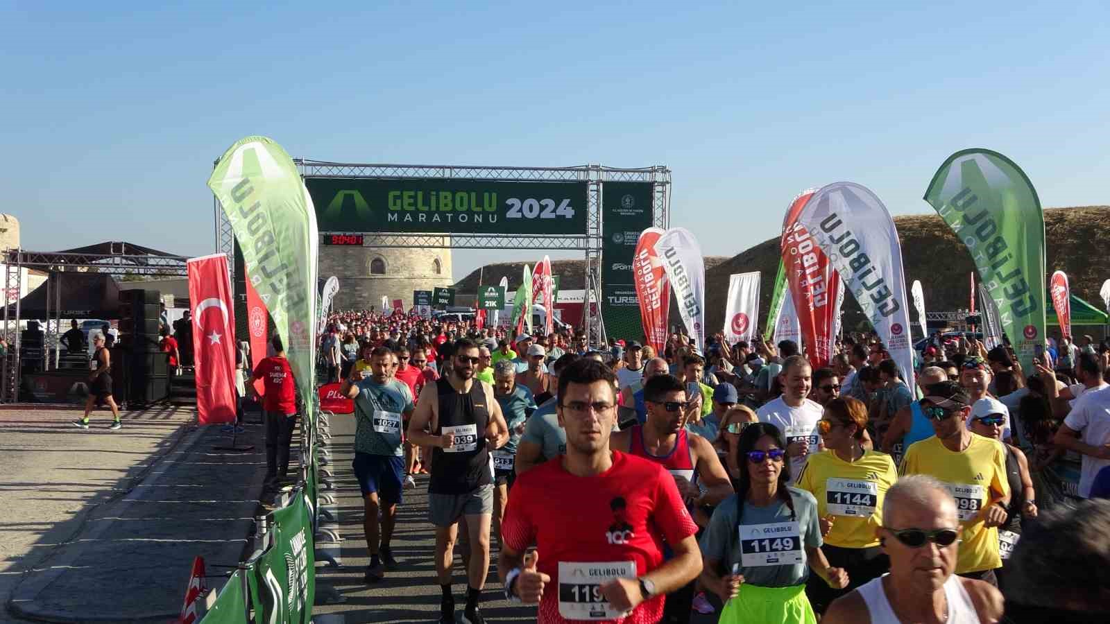 Tarihi Alan’da Uluslararası Gelibolu Maratonu düzenlendi
