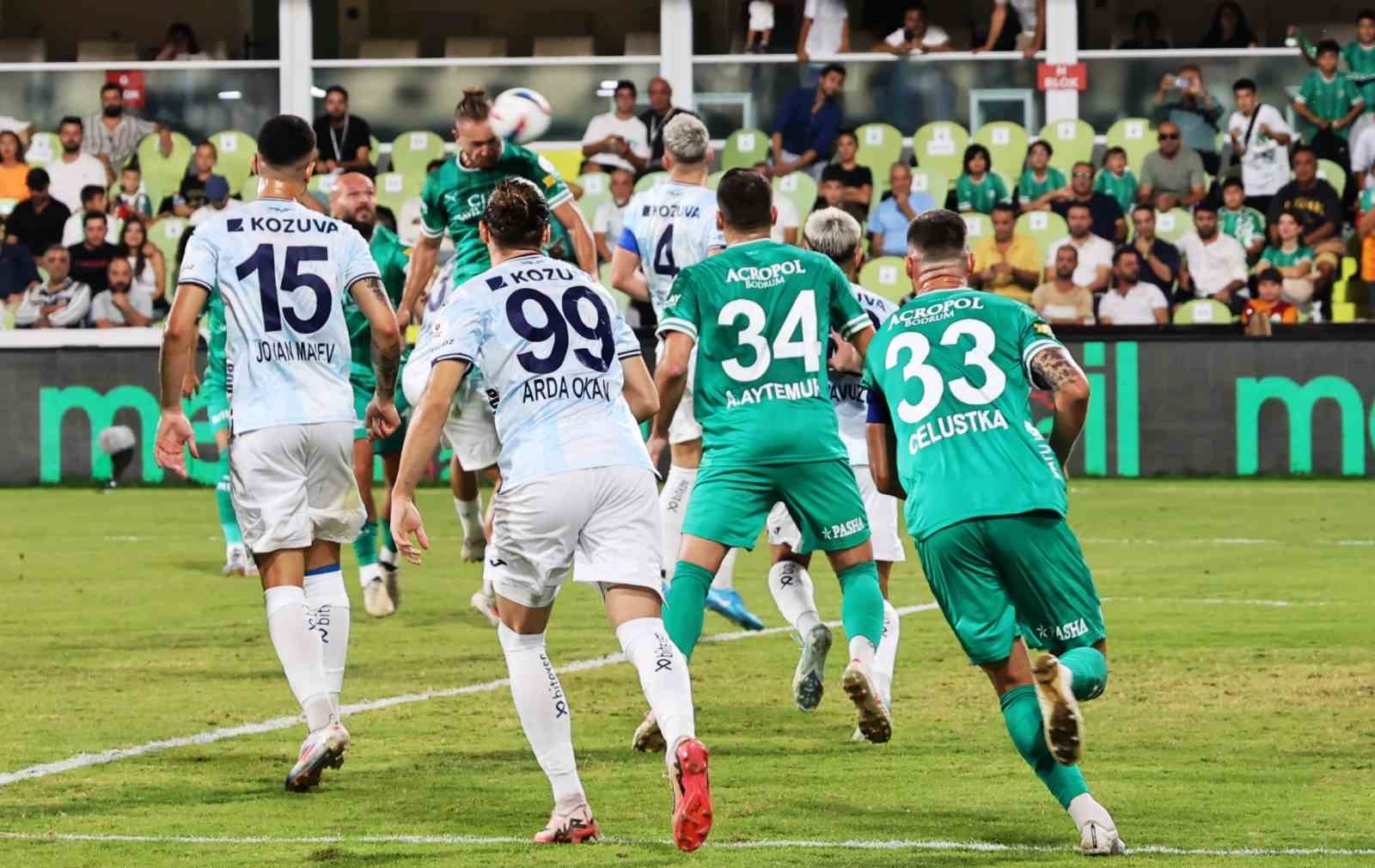 Trendyol Süper Lig: Bodrum FK: 1 - Adana Demirspor: 0 (İlk yarı)
