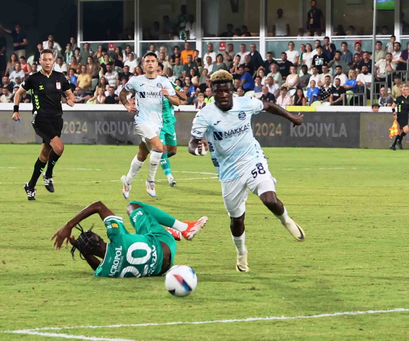 Trendyol Süper Lig: Bodrum FK: 1 - Adana Demirspor: 0 (İlk yarı)
