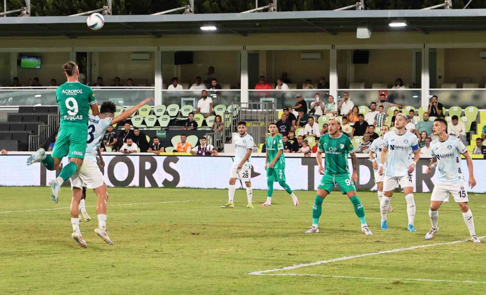 Trendyol Süper Lig: Bodrum FK: 1 - Adana Demirspor: 0 (İlk yarı)
