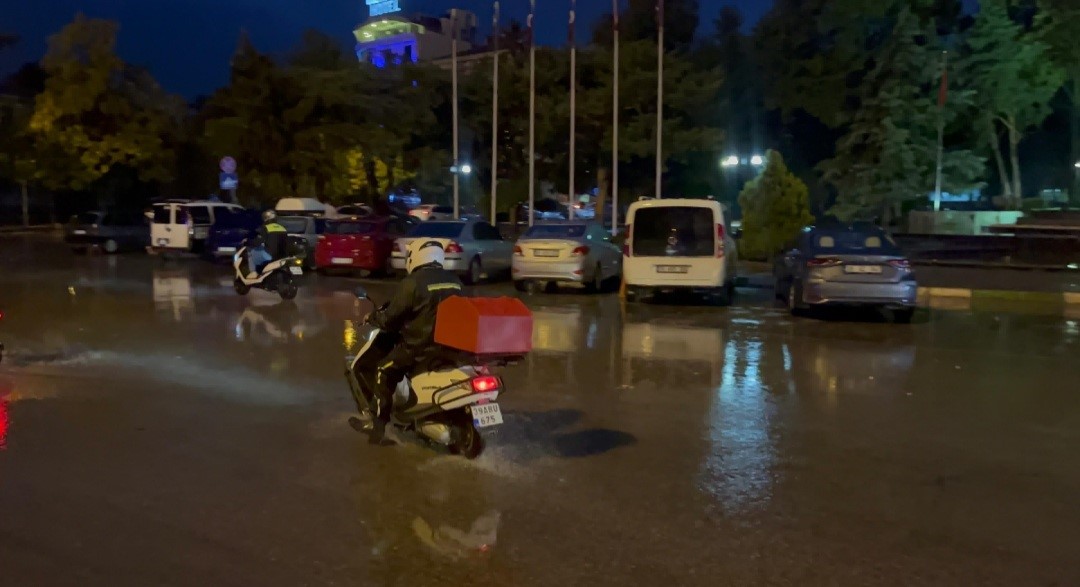 Kırklareli’nde sağanak yağış
