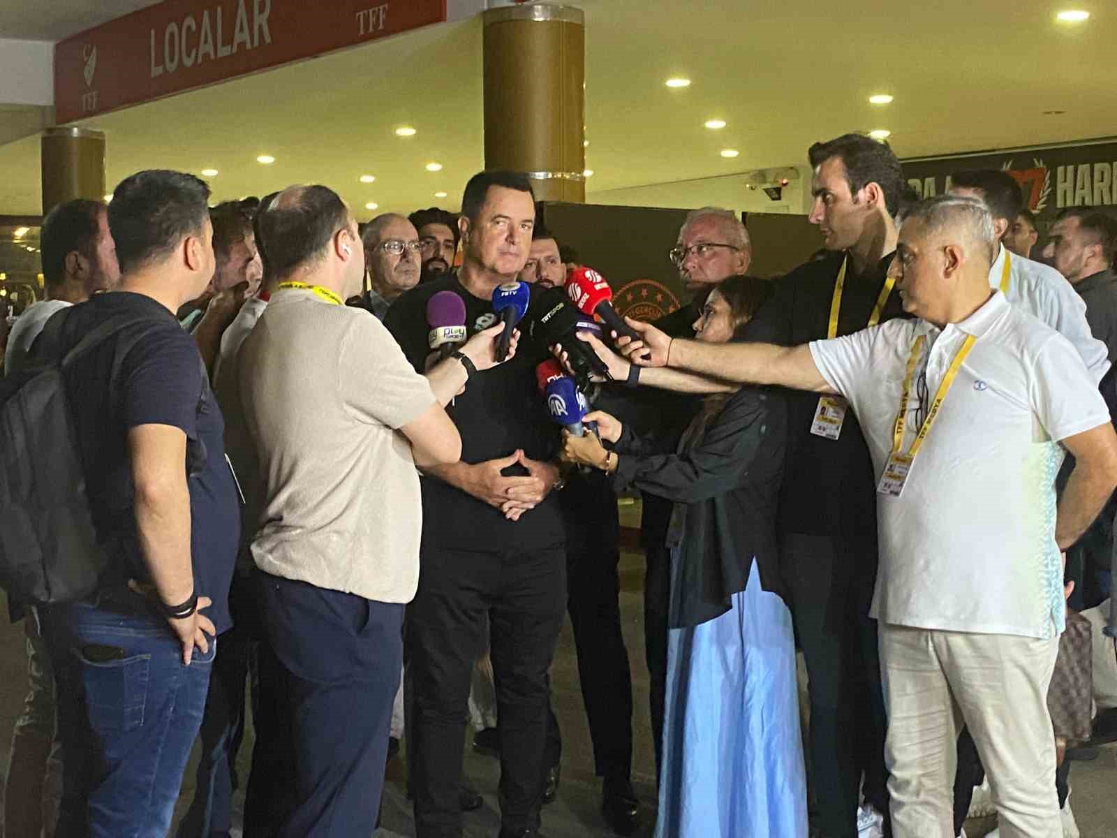 Acun Ilıcalı: “Gariplikleri TFF ile paylaşıp, videoları onlara ileteceğiz”
