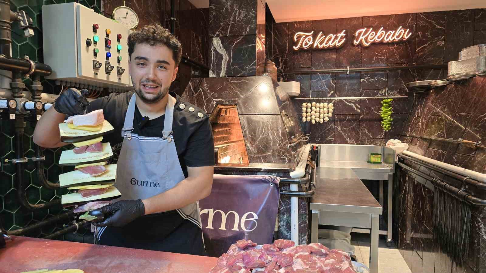 Tokat kebabını hamburger formatıyla çocuklara sevdirmek istiyor
