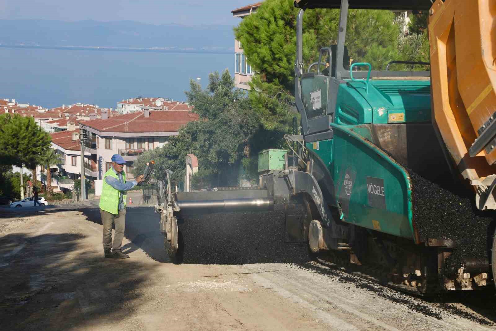 Mudanya’da yollar yenileniyor
