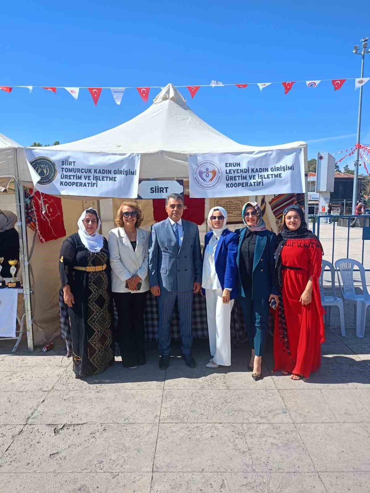 Ahilik Haftasında Siirt standına yoğun ilgi
