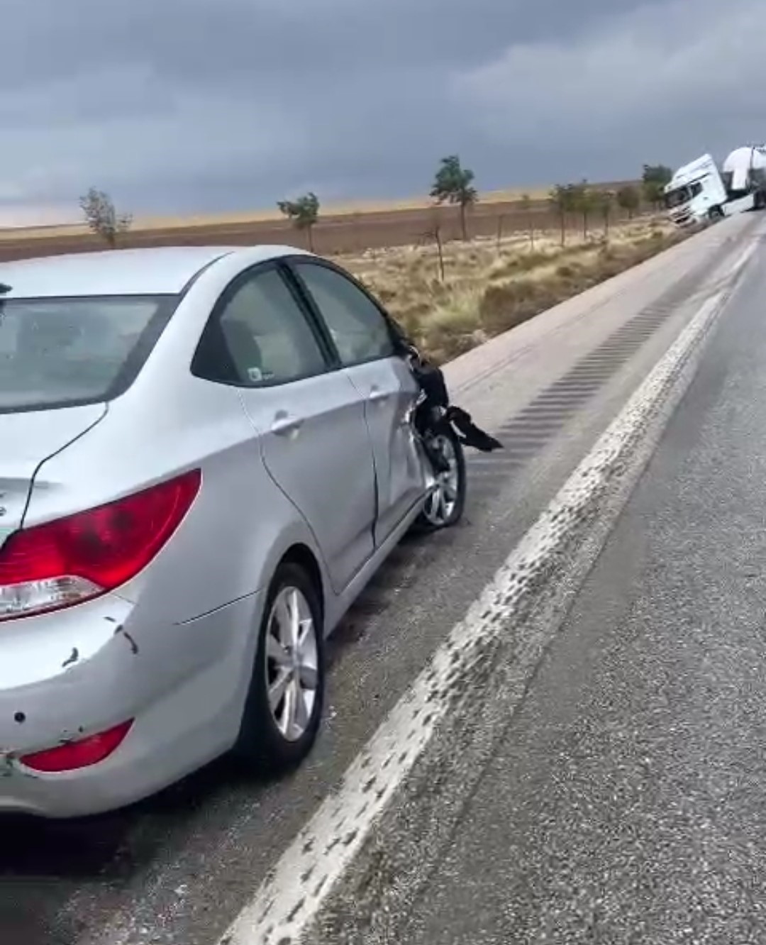 Konya’da toz fırtınasında zincirleme kaza:  6 yaralı
