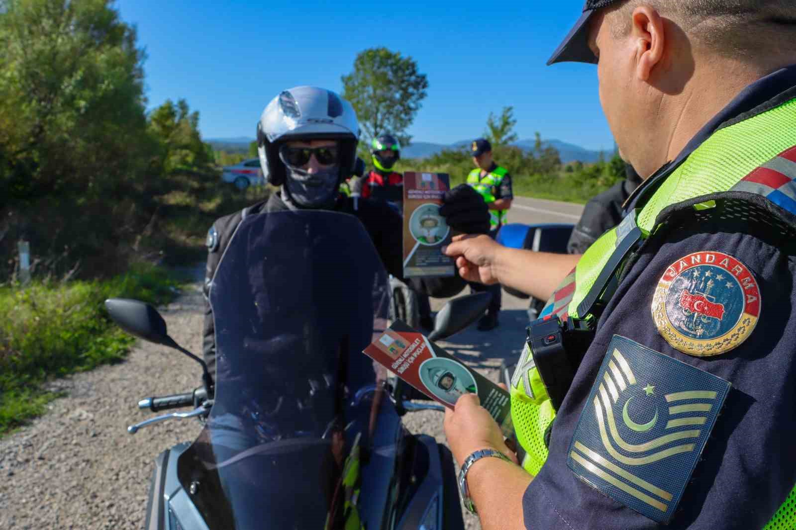 Motosiklet sürücüleri bilgilendirildi
