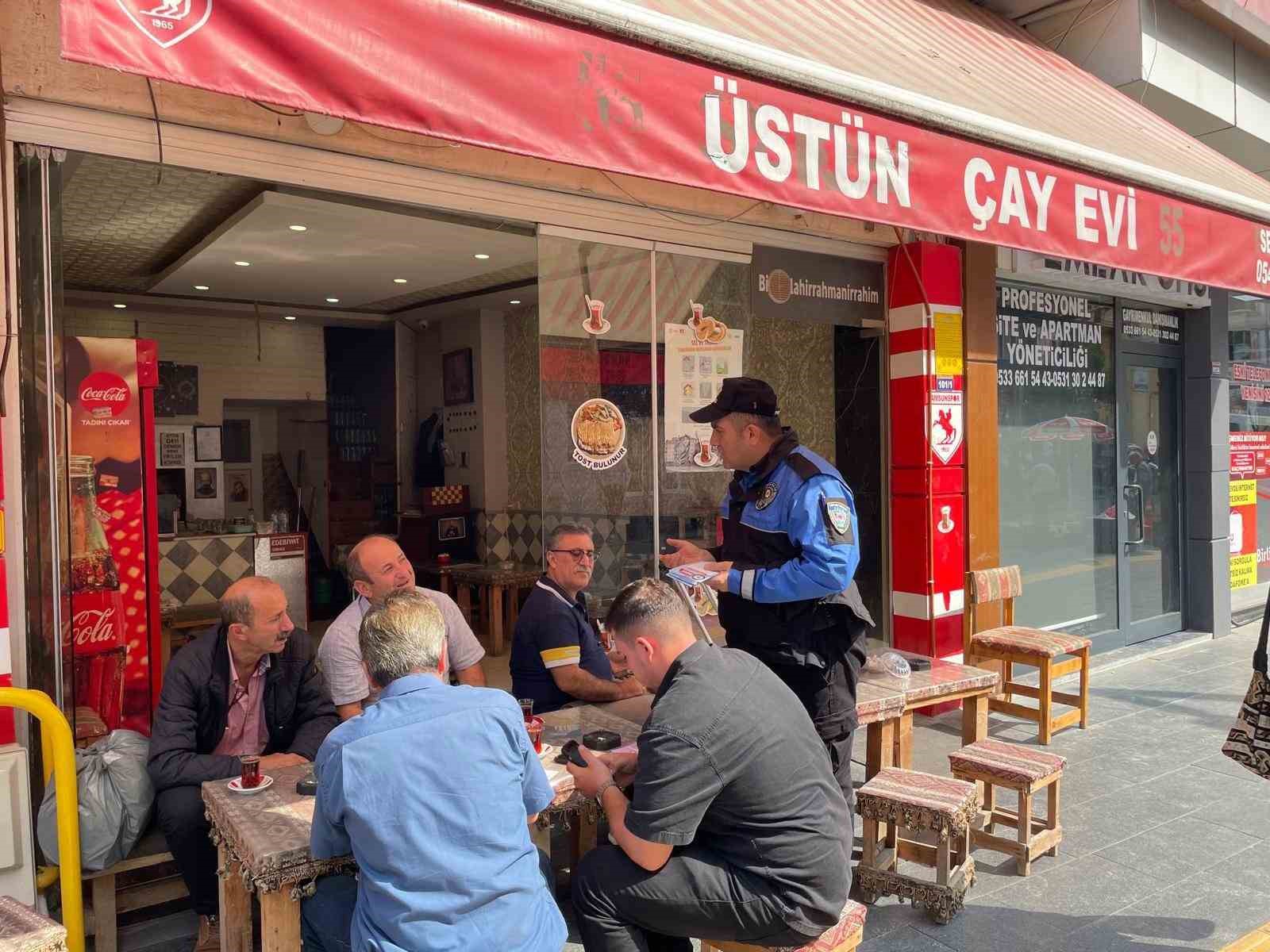 Samsun polisinden İlkadım ve Tekkeköy’de farkındalık eğitimi
