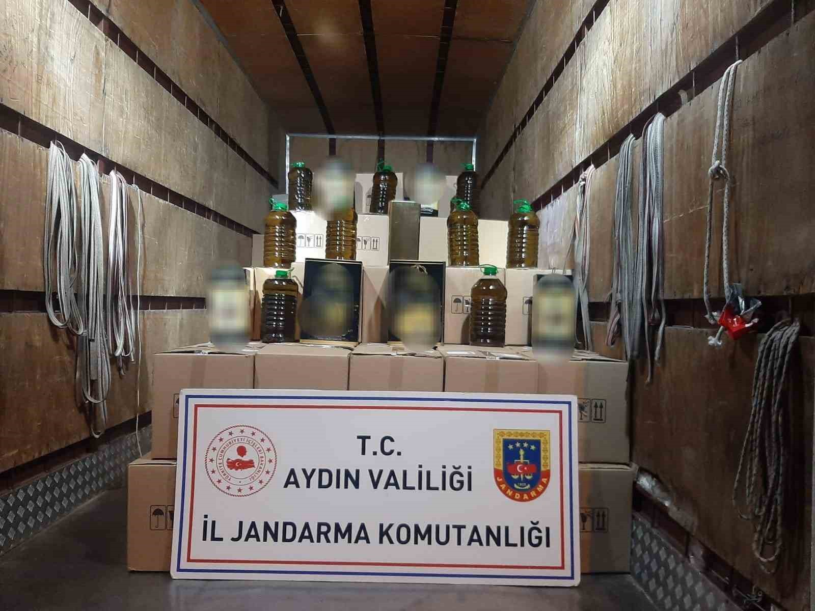 Aydın’da 14 bin litre sahte zeytinyağı ele geçirildi
