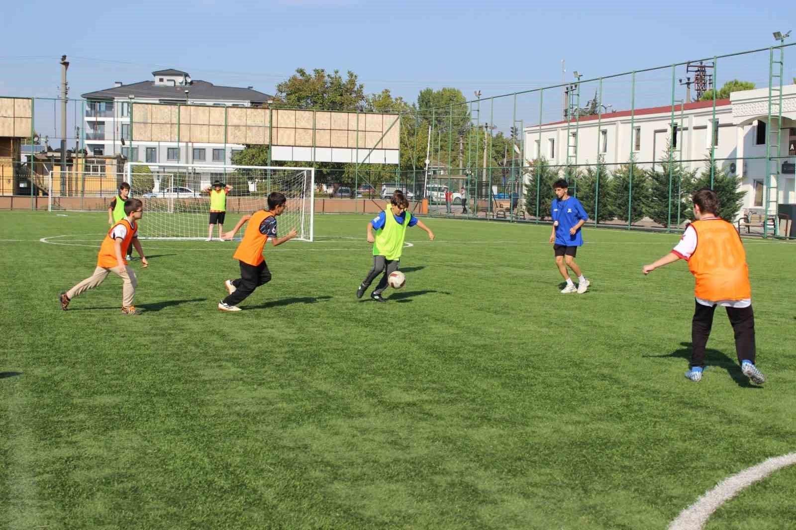 Düzce’de gazozuna maç turnuvası yapıldı
