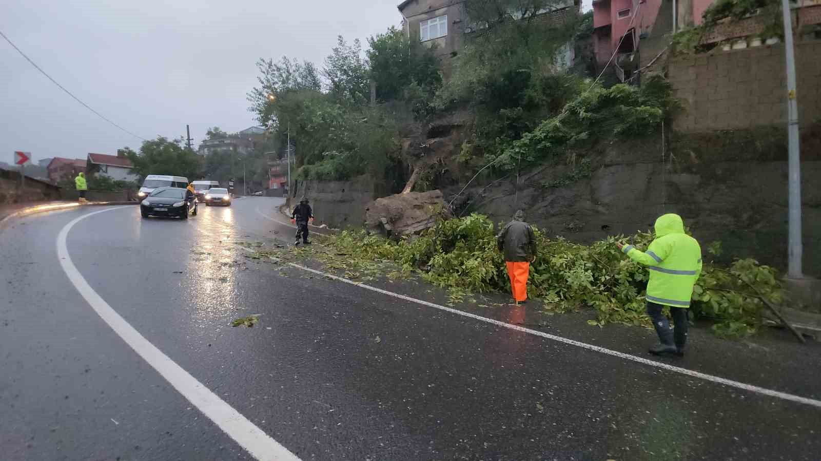 Zonguldak’ta aşırı yağışlar etkisini sürdürüyor: Mezarlıklarda heyelan meydana geldi, 4 ev tahliye edildi
