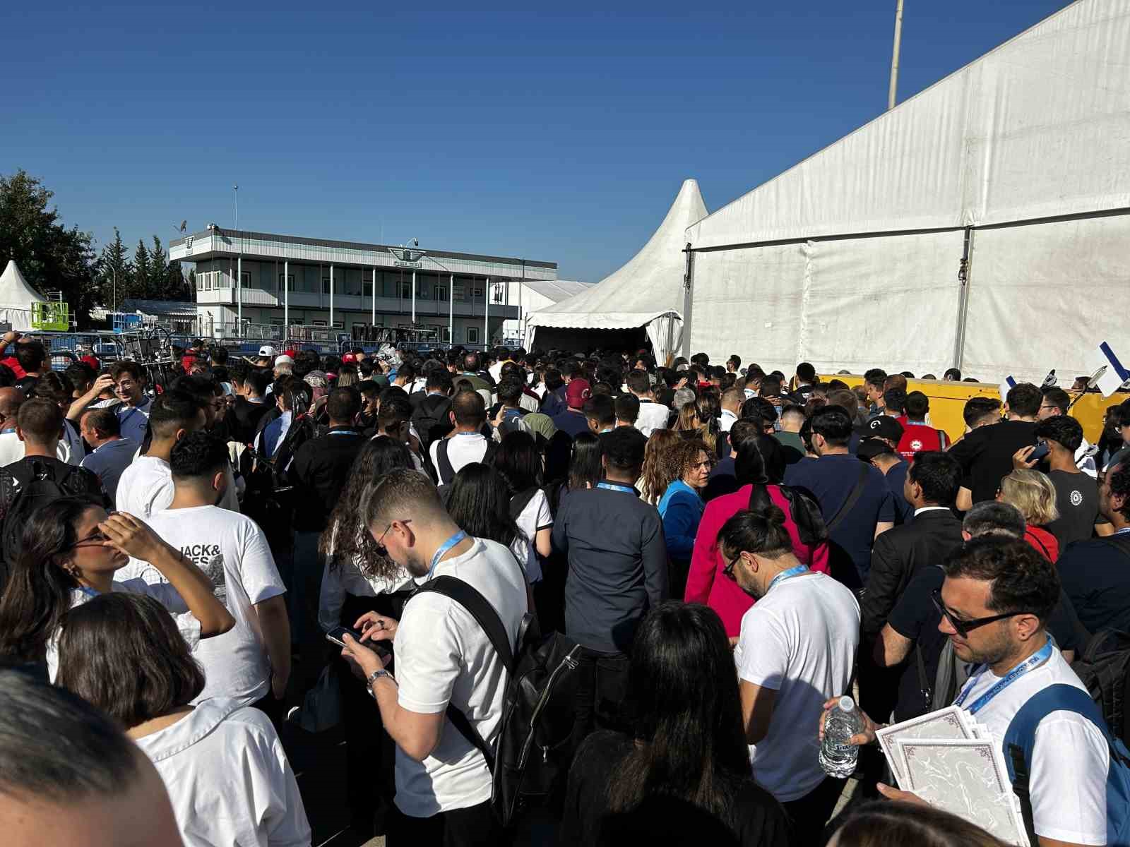 Açılıştan saatler önce TEKNOFEST yoğunluğu
