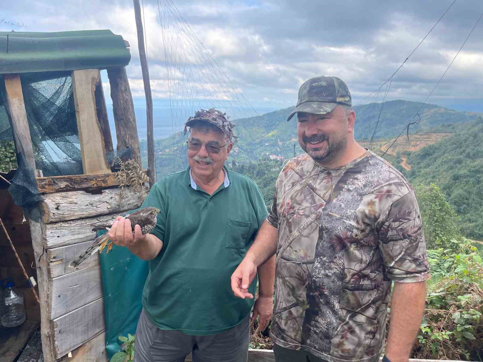 Rize’de ’atmaca’cılık geleneği dededen toruna babadan oğula sürdürülüyor
