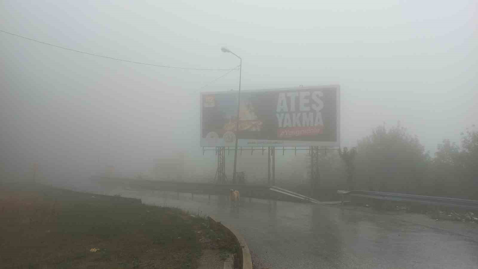 Bolu Dağı’nda göz gözü görmüyor
