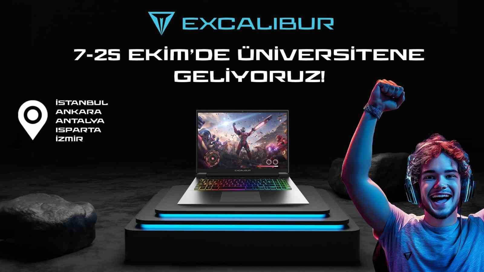 Excalibur oyun bilgisayarlarıyla kampüste heyecan başlıyor
