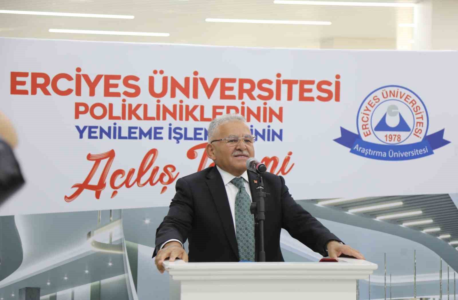 ERÜ Gevher Nesibe Hastanesi’nin yenilenen polikliniklerinin açılışı gerçekleştirildi
