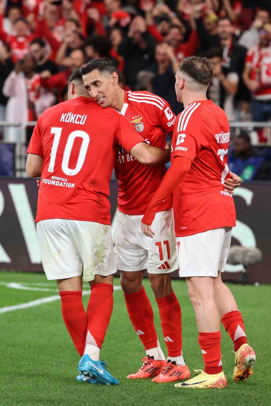 Benfica, milli futbolcular Kerem ve Orkun’la farka koştu
