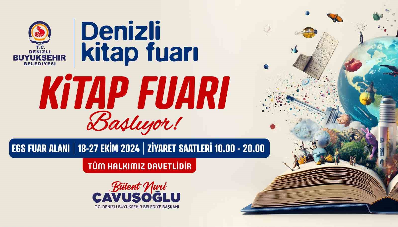 Denizli, Kitap Fuarı için gün sayıyor
