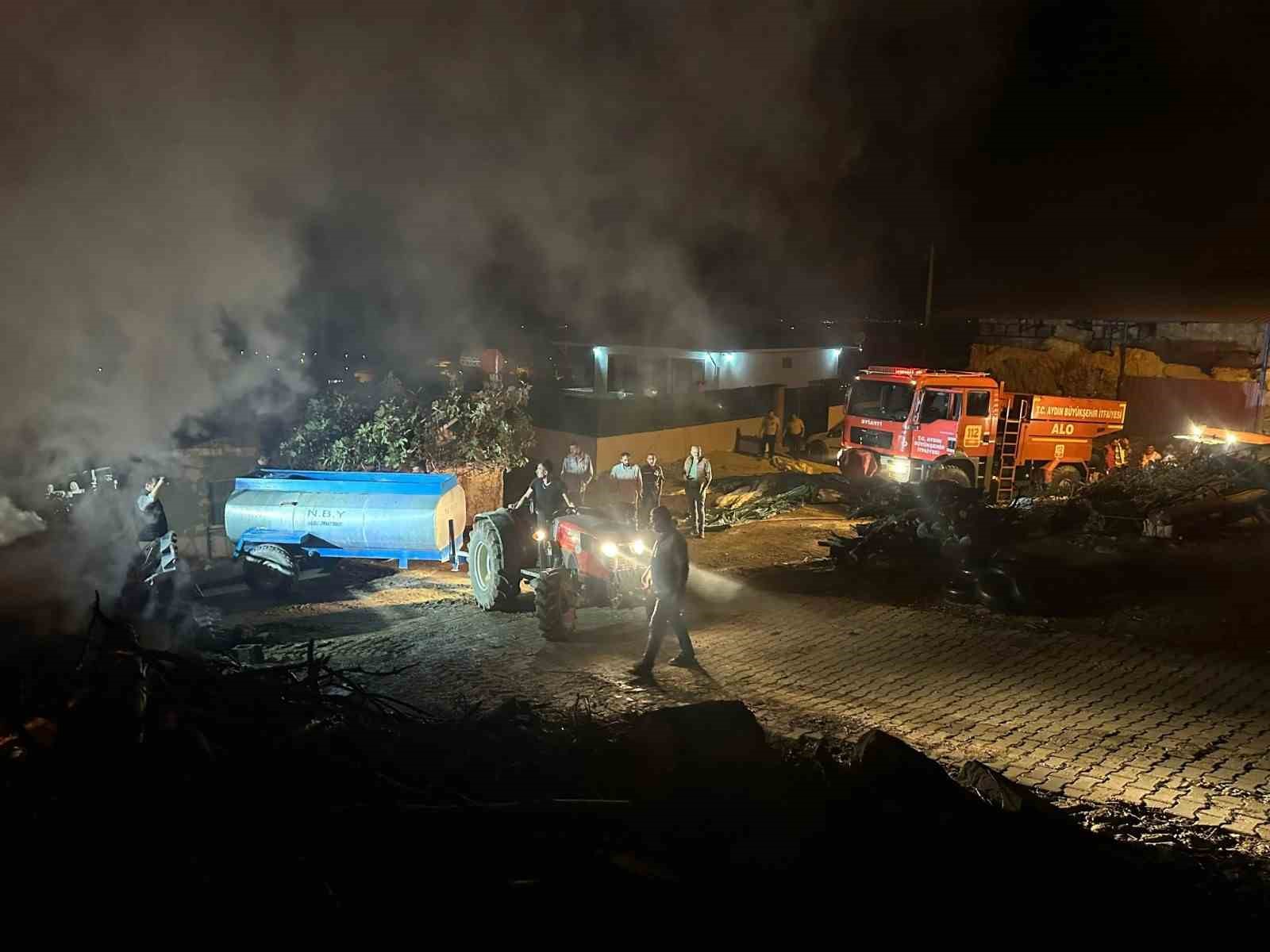 Nazilli Belediyesi’nden Yazırlı’daki yangın söndürme çalışmalarına destek
