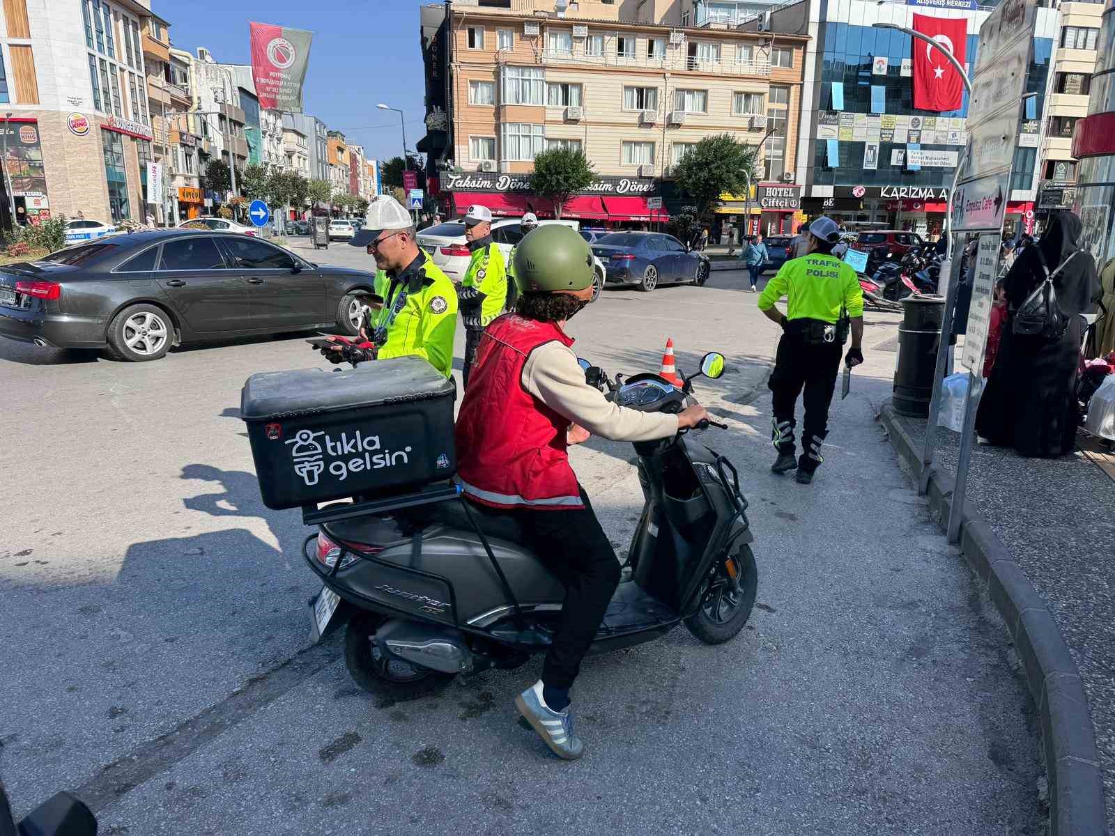 Vali Kaya, motosiklet denetimine katıldı
