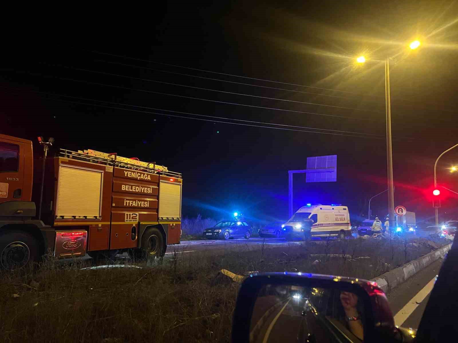 Bolu’da feci kaza: 2 ağır yaralı
