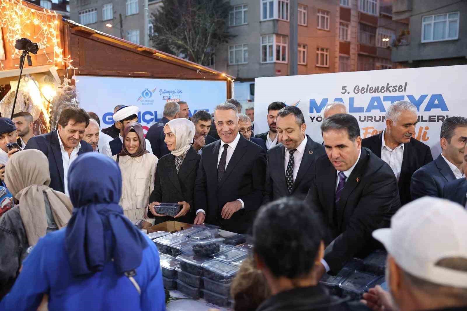 Sultangazi’de 5. Geleneksel Malatya Yöresel Ürün Günleri Üzüm Festivali başladı
