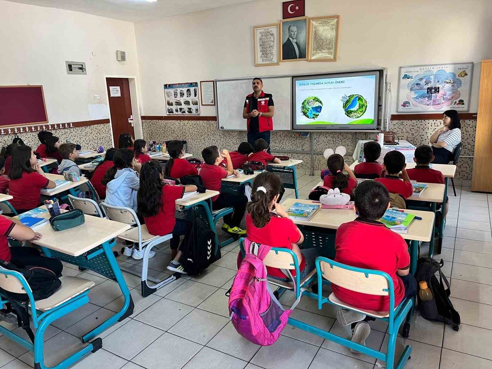 Koçarlı’da öğrencilere su verimliliğinin önemi anlatıldı
