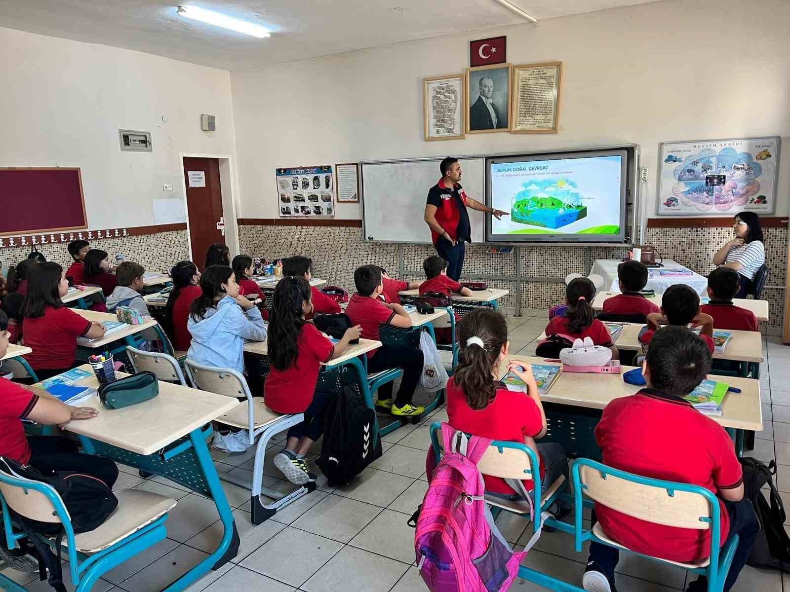 Koçarlı’da öğrencilere su verimliliğinin önemi anlatıldı
