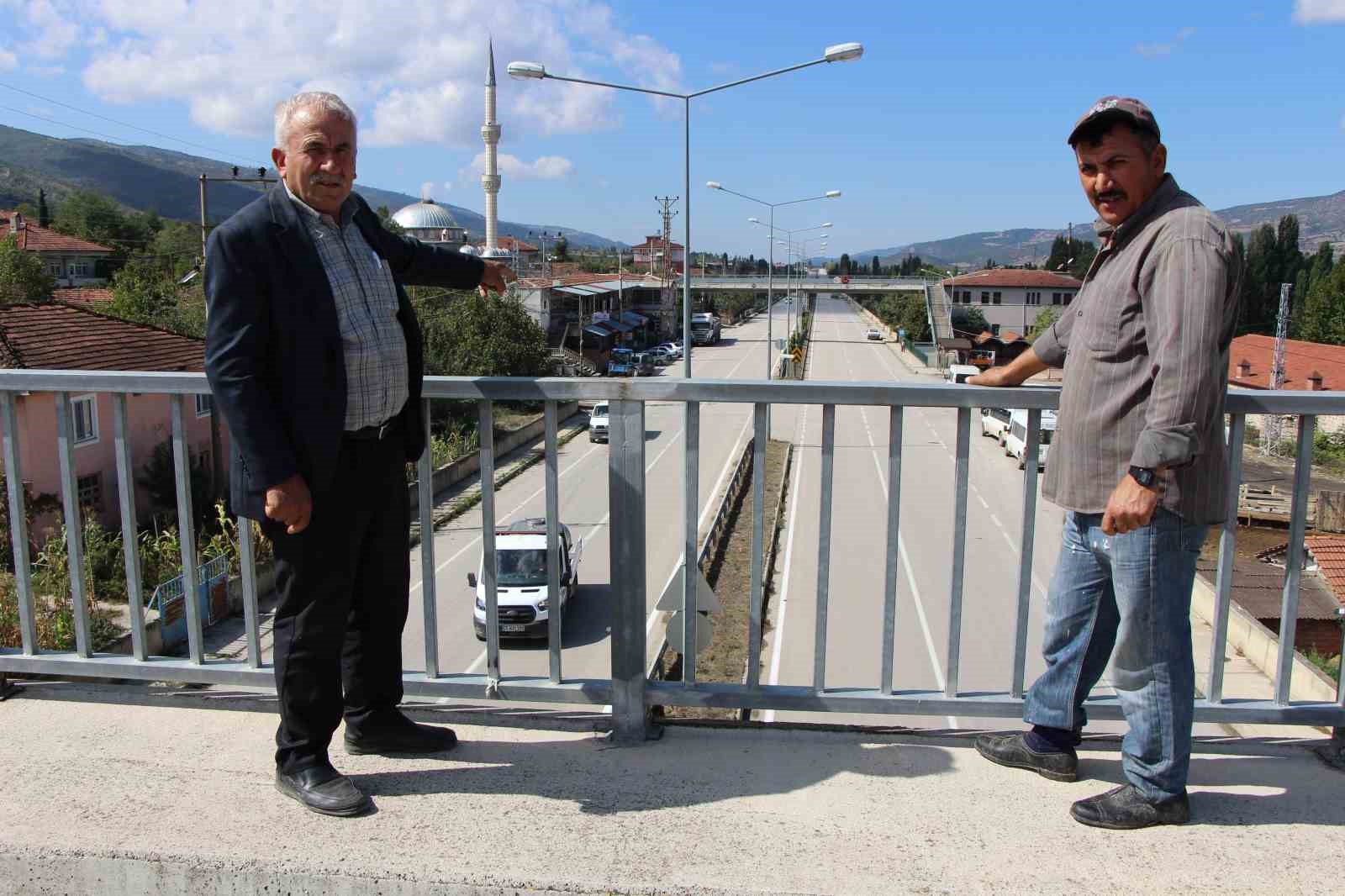 Amasya’da 16 yıldır tamamlanamayan üstgeçitte ağaçlar bitti
