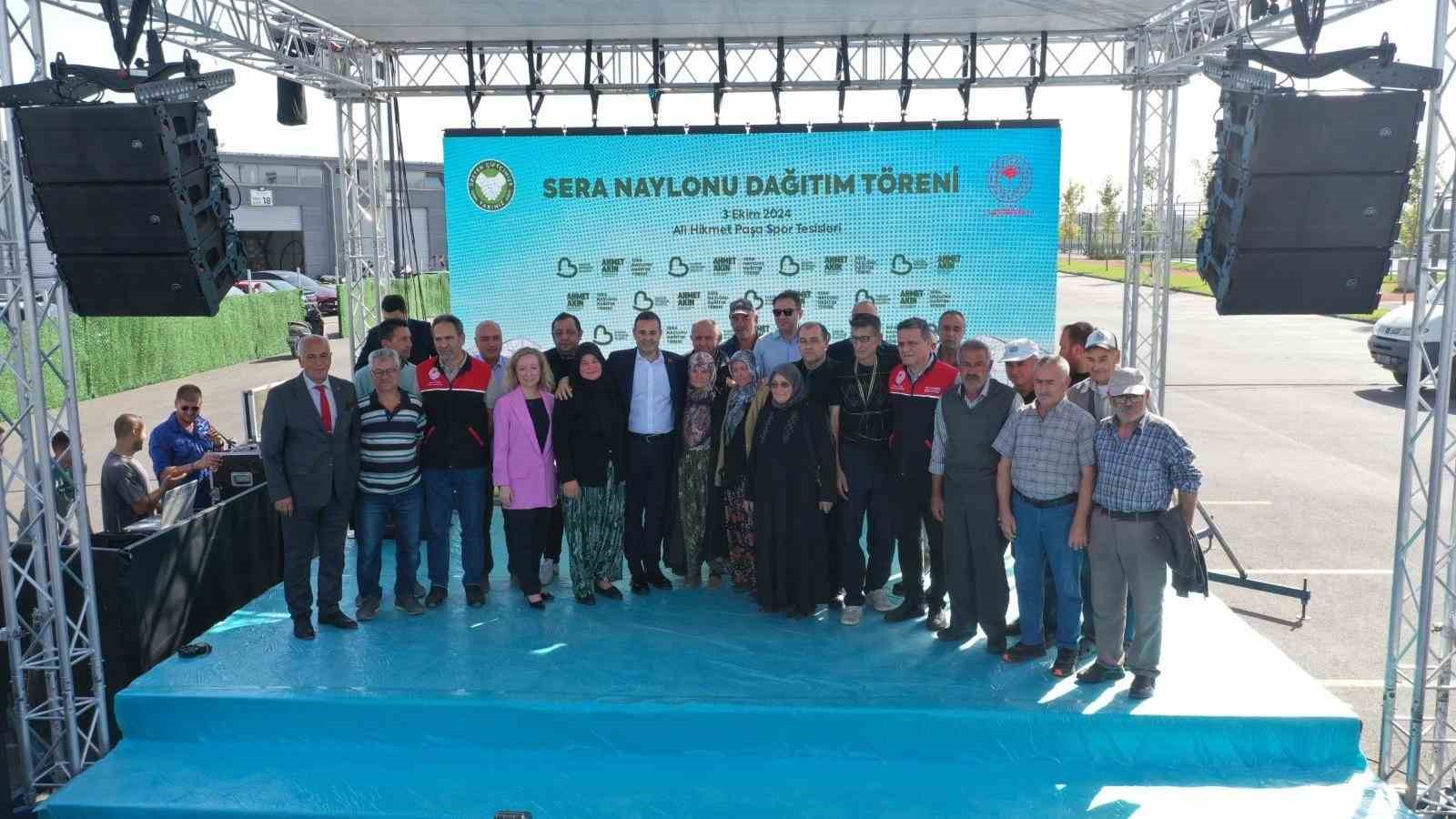 Büyükşehir’den 332 üreticiye yüzde 50 hibeli sera naylonu desteği
