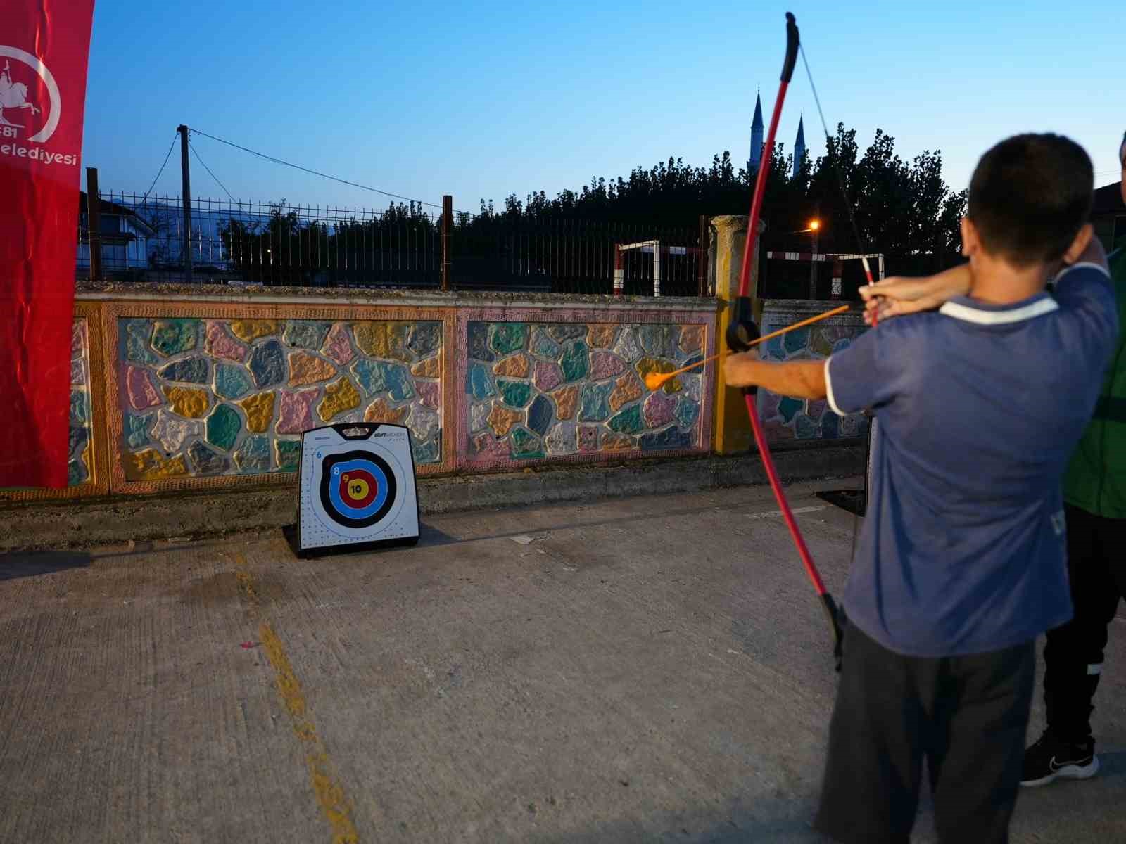 Mahalleli sporla buluştu
