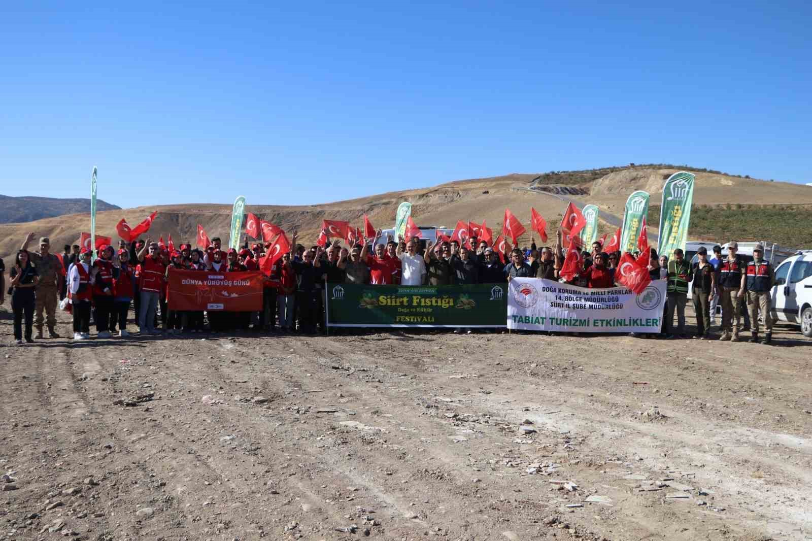 Siirt’te Akabe Yolu’nda doğa yürüyüşü düzenlendi
