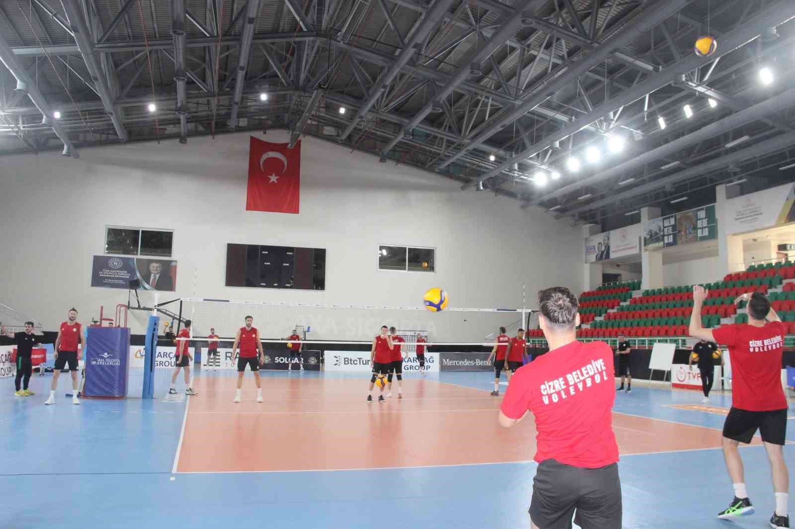 Rams Global Cizre Belediyespor Erkek Voleybol Takımı, yeni sezona play-off hedefiyle giriyor
