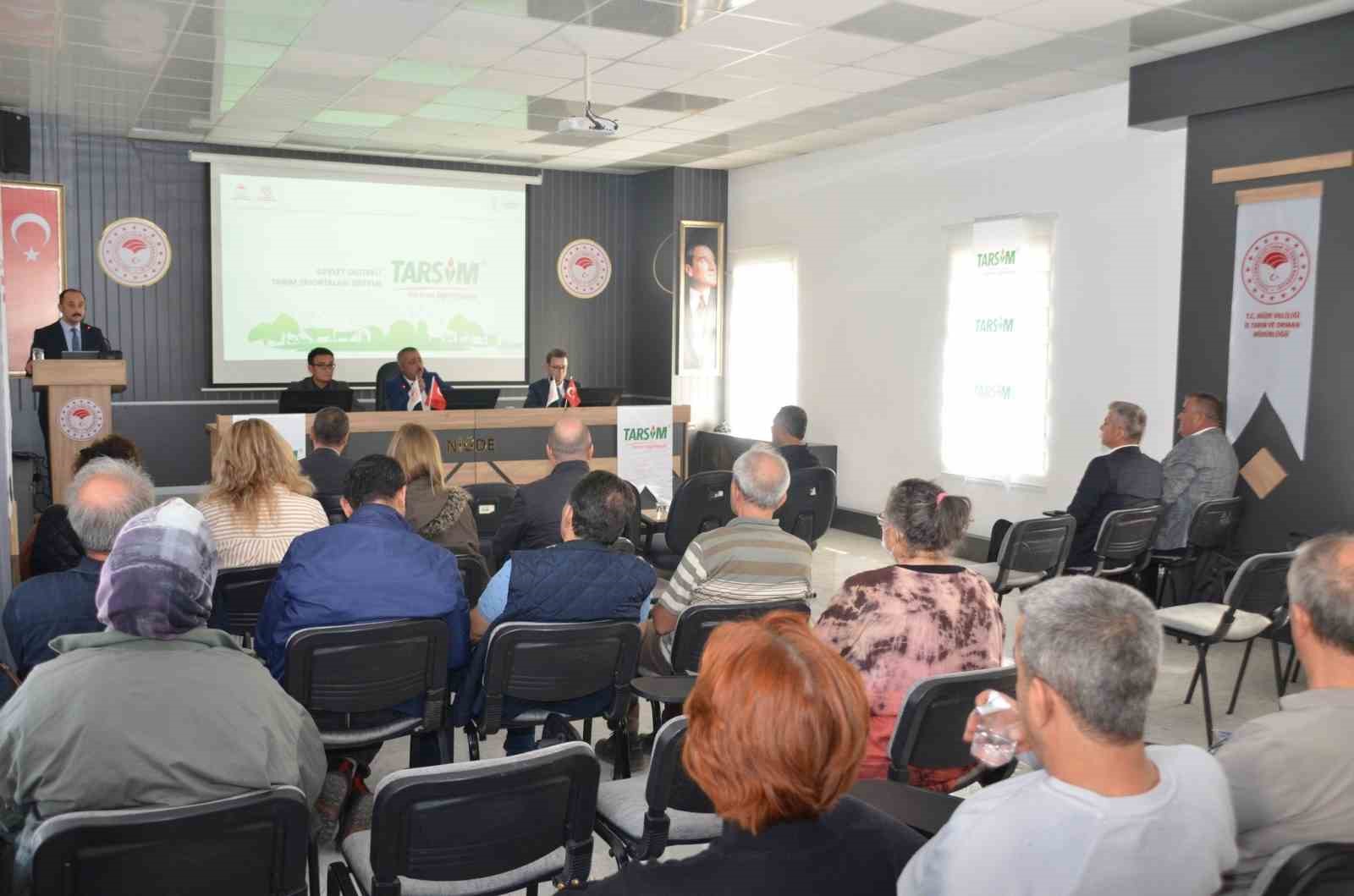 Niğde’de TARSİM Bilgilendirme Toplantıları düzenlendi
