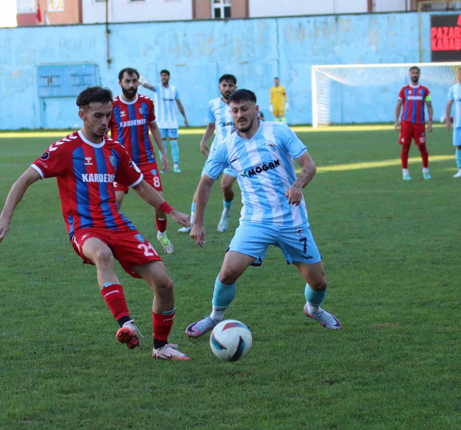 TFF 3. Lig: Pazarspor: 2 - Karabük İdmanyurdu: 2
