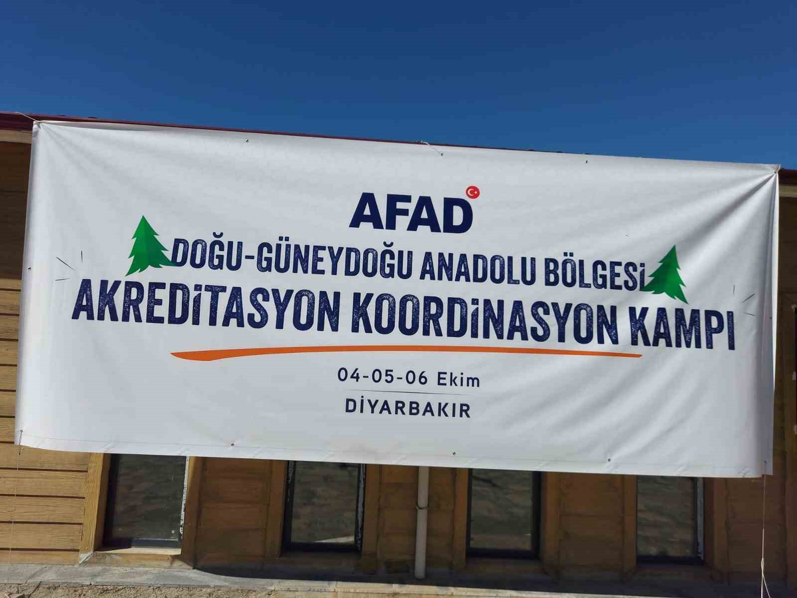 AFAD Doğu ve Güneydoğu Anadolu Akreditasyon ve Koordinasyon 2024 kampı gerçekleşti
