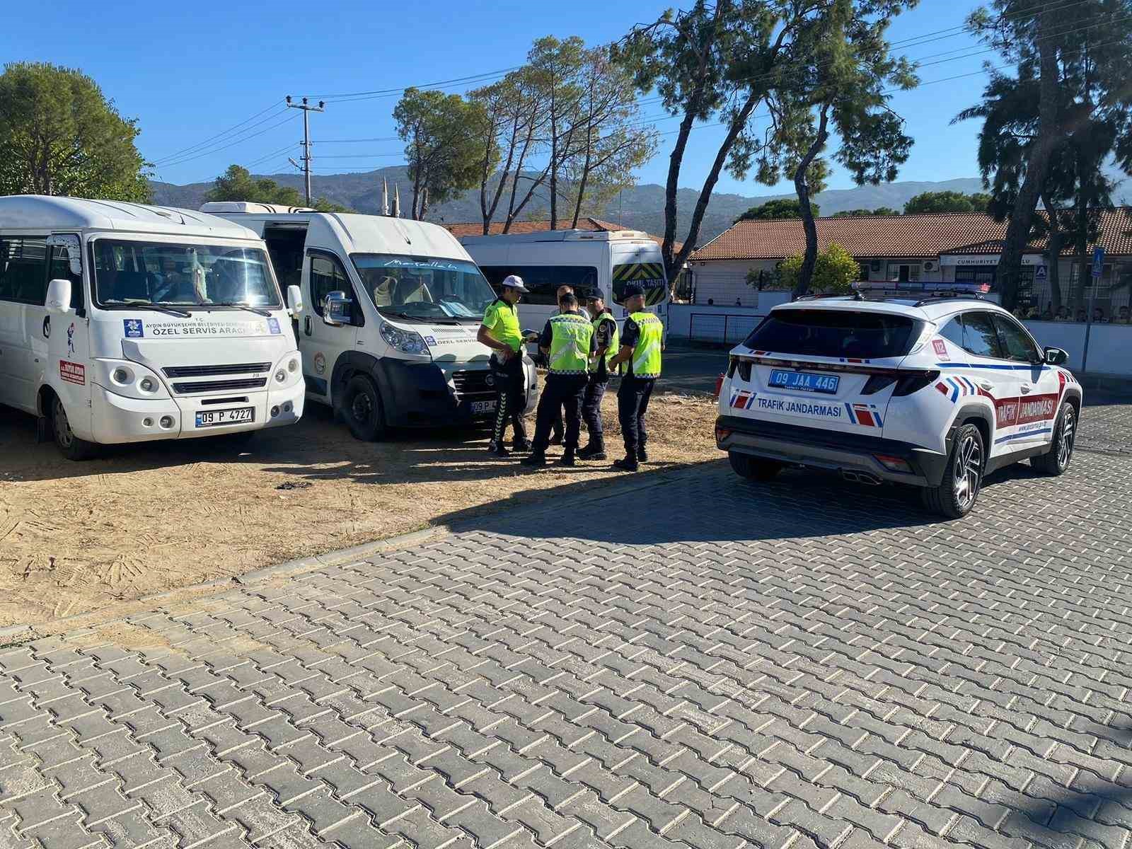 Çine’de okul servis araçları denetlendi
