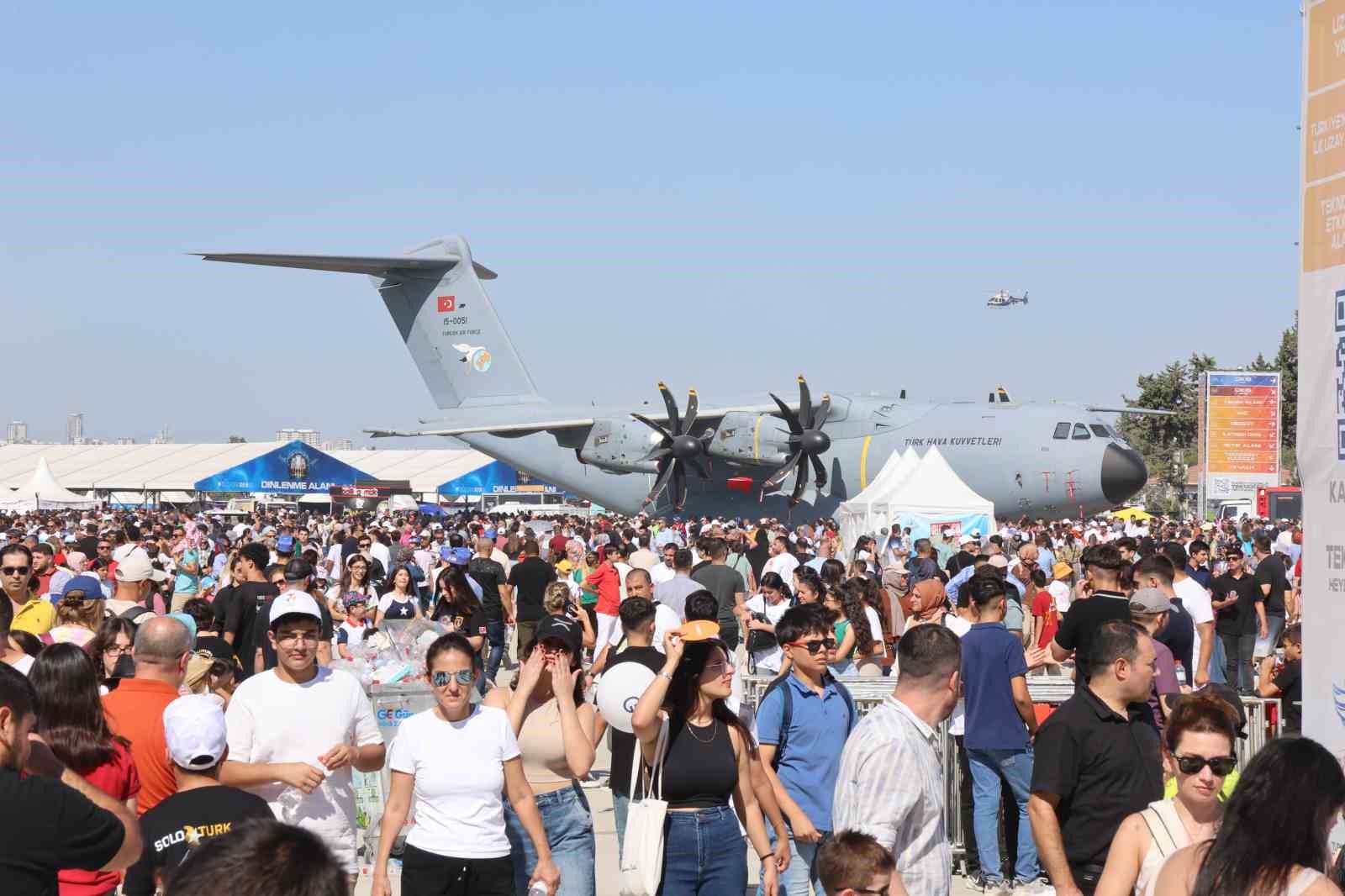 Adanalılardan ve çevre illerden TEKNOFEST’e akın var
