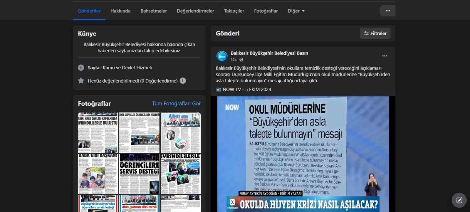 Balıkesir Büyükşehir Belediyesi’nin haberlerine kolay erişim imkanı
